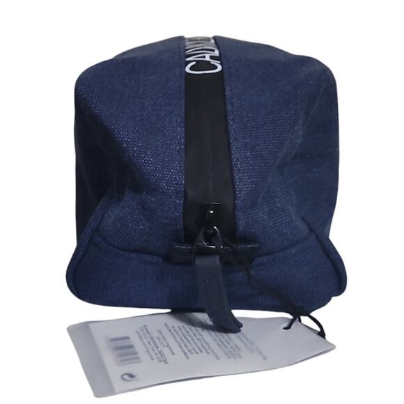 Calvin Klein Defy Toiletry Bag Men's Denim Blue Gym Travel Hygiene Dopp Kit - Picture 5 of 7